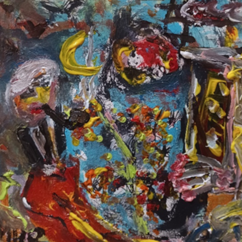 Hommage à Ossip Zadkine, série « Revisitons nos classiques », acrylique sur papier, 13x13 cm, 9 octobre 2025. Hommage à Ossip Zadkine, série « Revisitons nos classiques », acrylique sur papier, 13x13 cm, 9 octobre 2025.