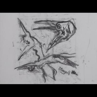 La brune, la blonde, la rousse, (étude3)